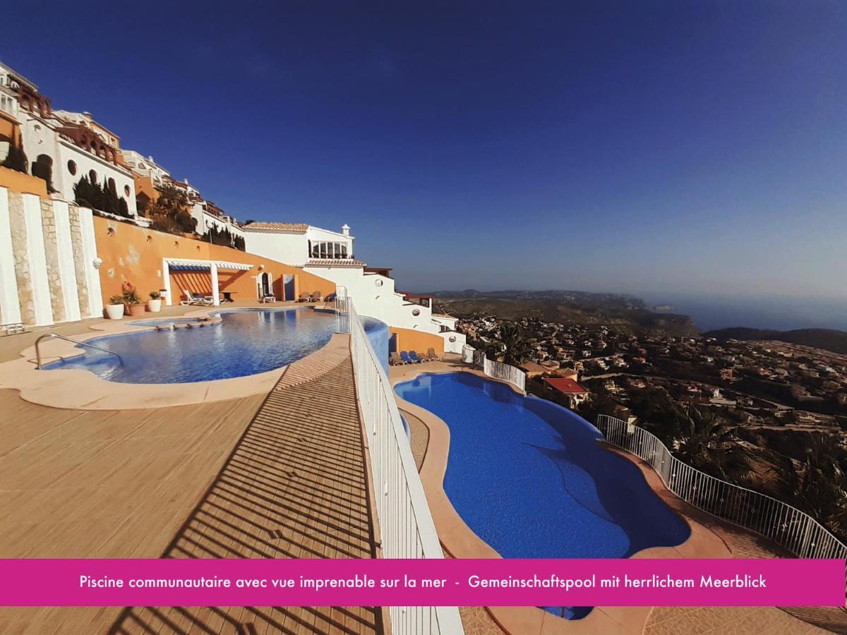 Panorama seaview apartment Cumbre del Sol Bagian luar foto