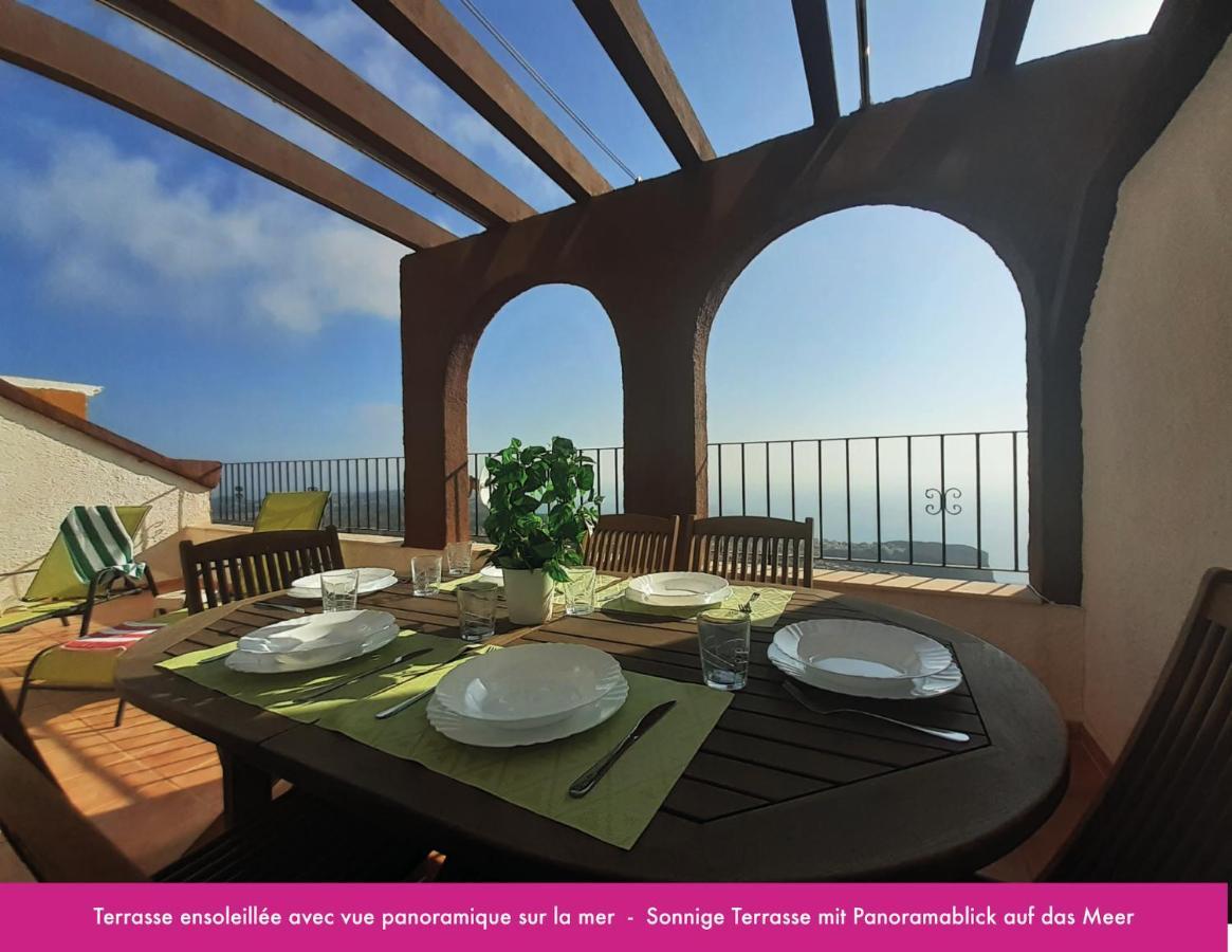 Panorama seaview apartment Cumbre del Sol Bagian luar foto