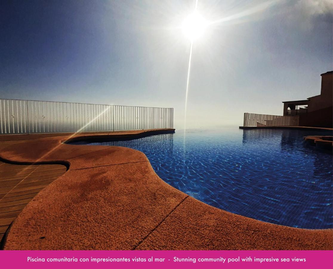 Panorama seaview apartment Cumbre del Sol Bagian luar foto